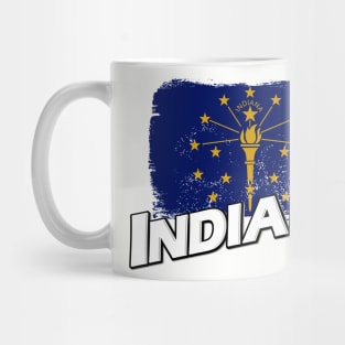 Indiana flag Mug